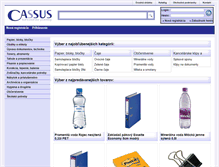 Tablet Screenshot of cassus.sk